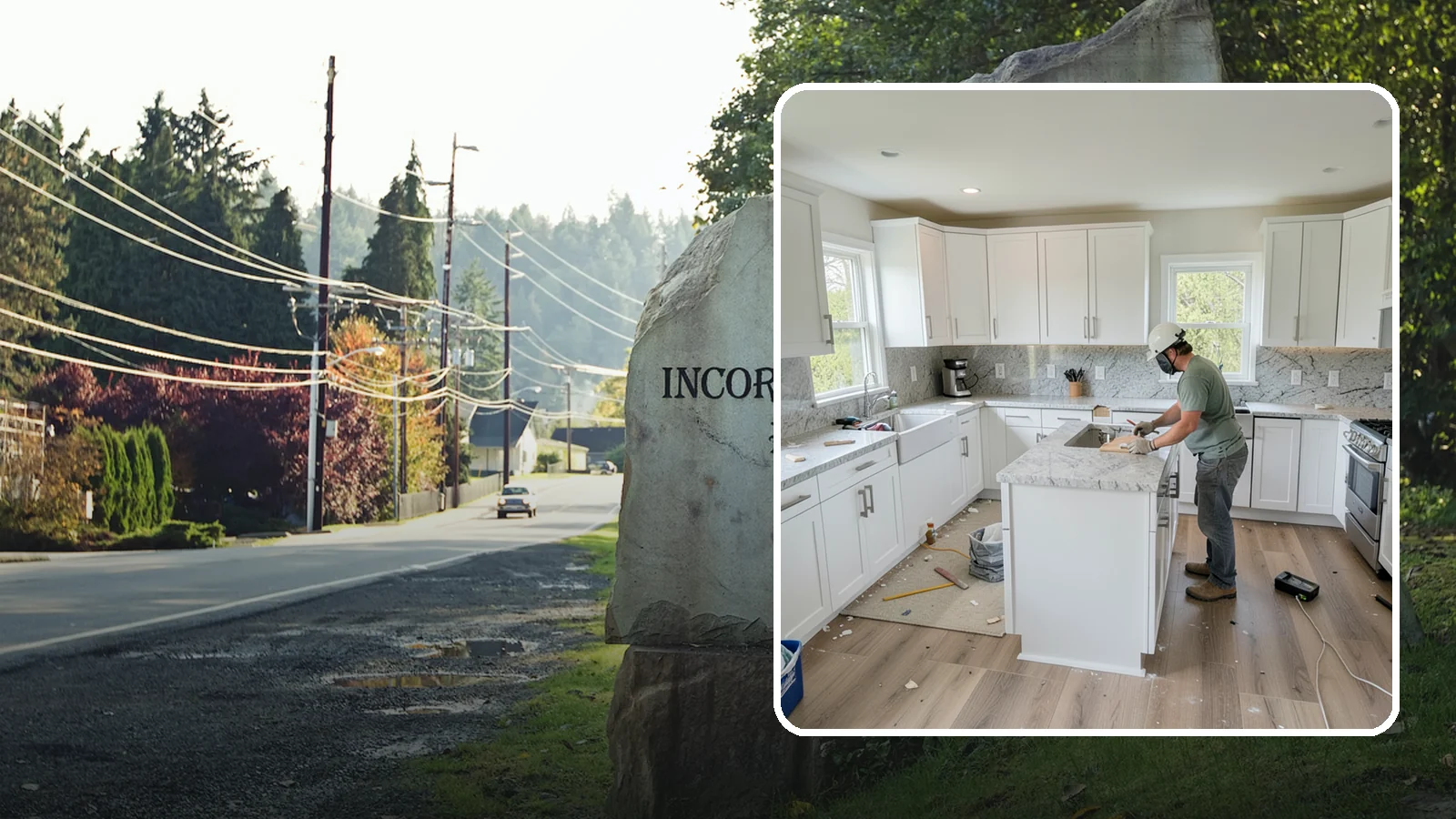 Kitchen Demolition in Wilkeson, Pierce County, WA - Safe, thorough kitchen demolition that clears out old finishes and fixtures while protecting the rest of your home.