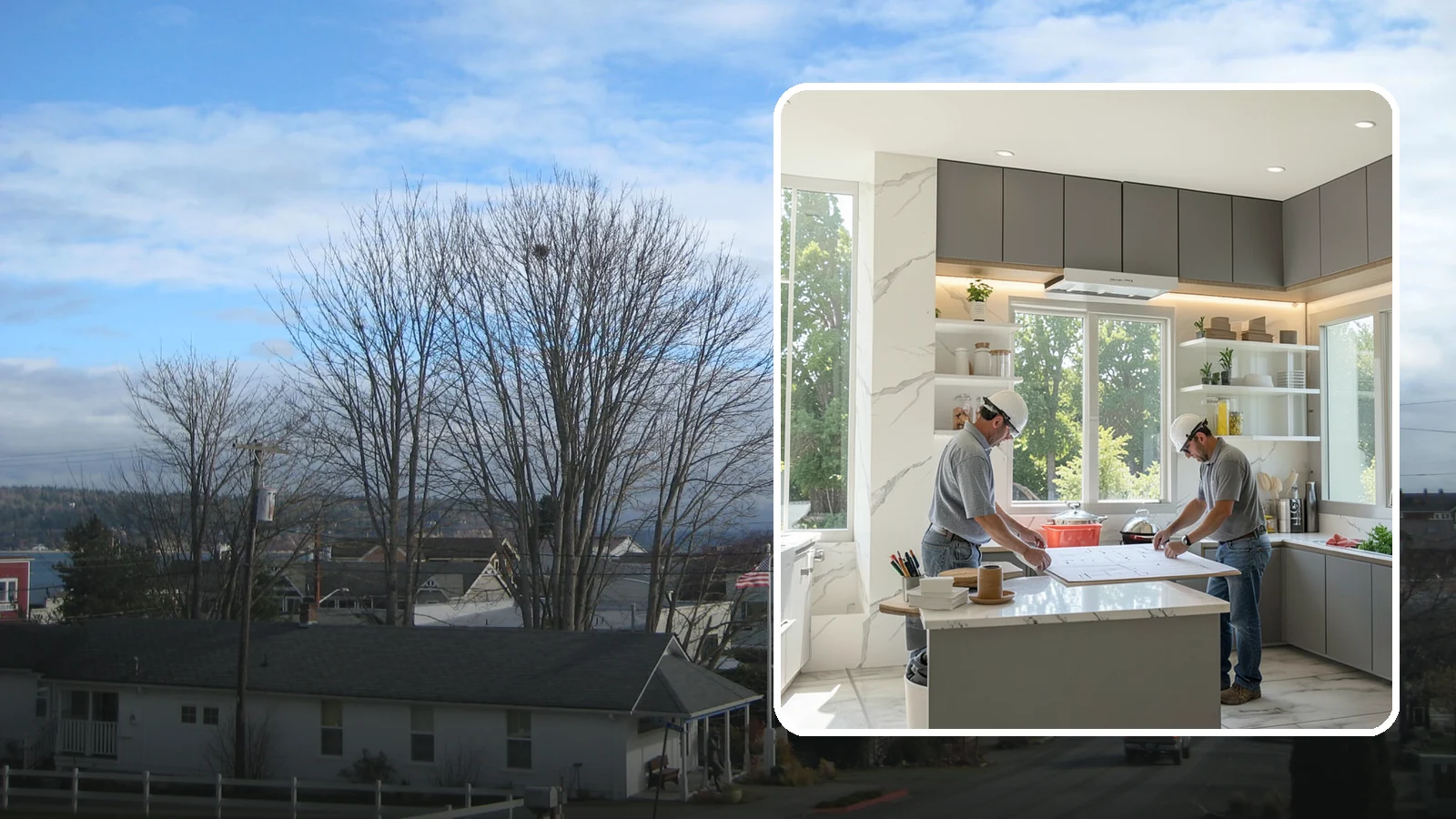 Kitchen Design in Langley, Island County, WA - Professional kitchen design that turns your ideas into a buildable, code-compliant plan with accurate measurements and material...