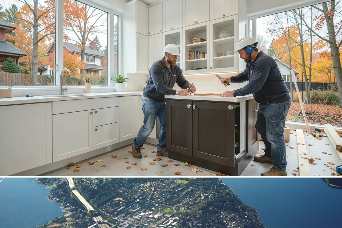 Kitchen Design in Mercer Island, King County, WA - Design work fits well in winter months, positioning your project to break ground as soon as spring weather arrives.