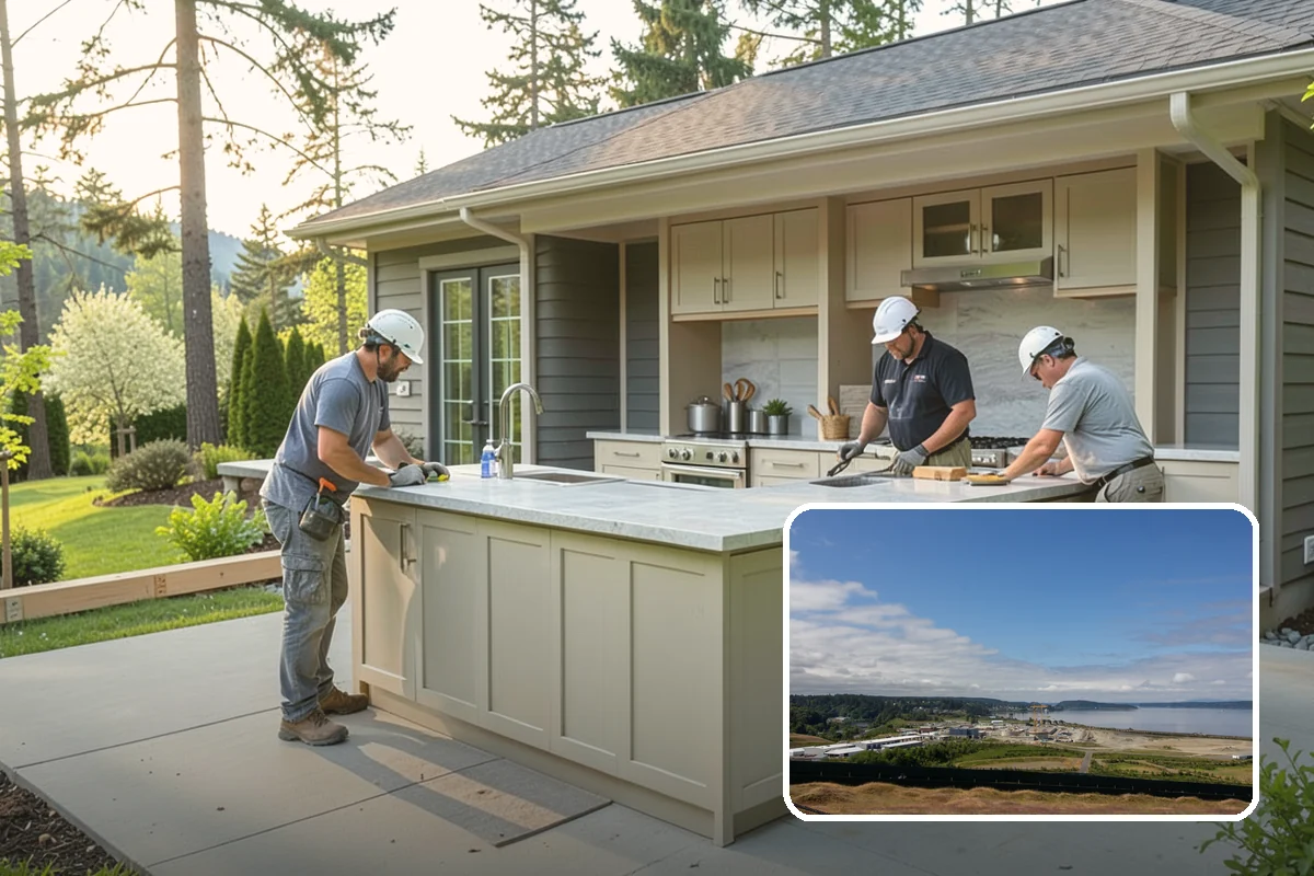 Kitchen Design in University Place, Pierce County, WA - Buildable plans that meet WA code and inspector expectations