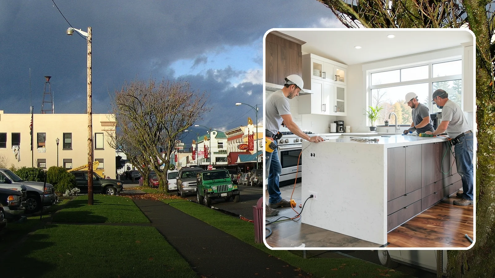 Kitchen Electrical Upgrade in Arlington, Snohomish County, WA - Updating kitchen wiring, outlets, and circuits to safely support modern appliances and meet current code.