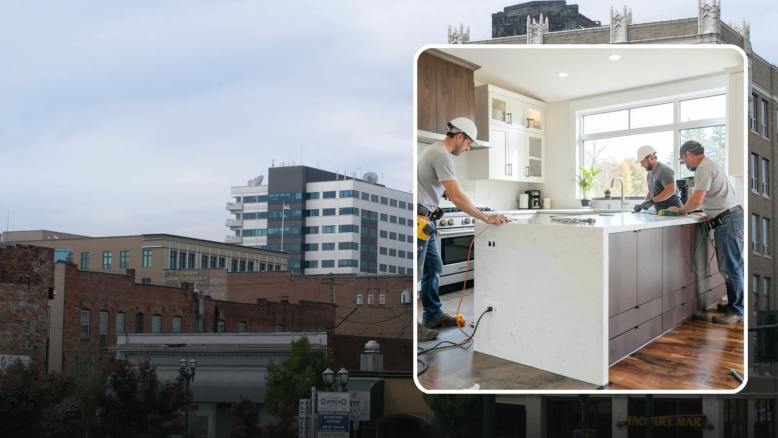 Kitchen Electrical Upgrade in Everett, Snohomish County, WA - Updating kitchen wiring, outlets, and circuits to safely support modern appliances and meet current code.