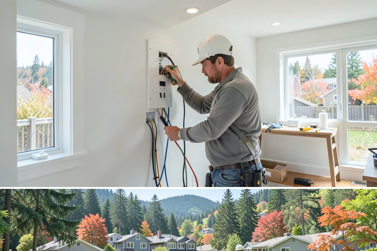 Kitchen Electrical Upgrade in Fircrest, Pierce County, WA - Electrical upgrades are best scheduled when walls are open during a broader remodel, often in spring.