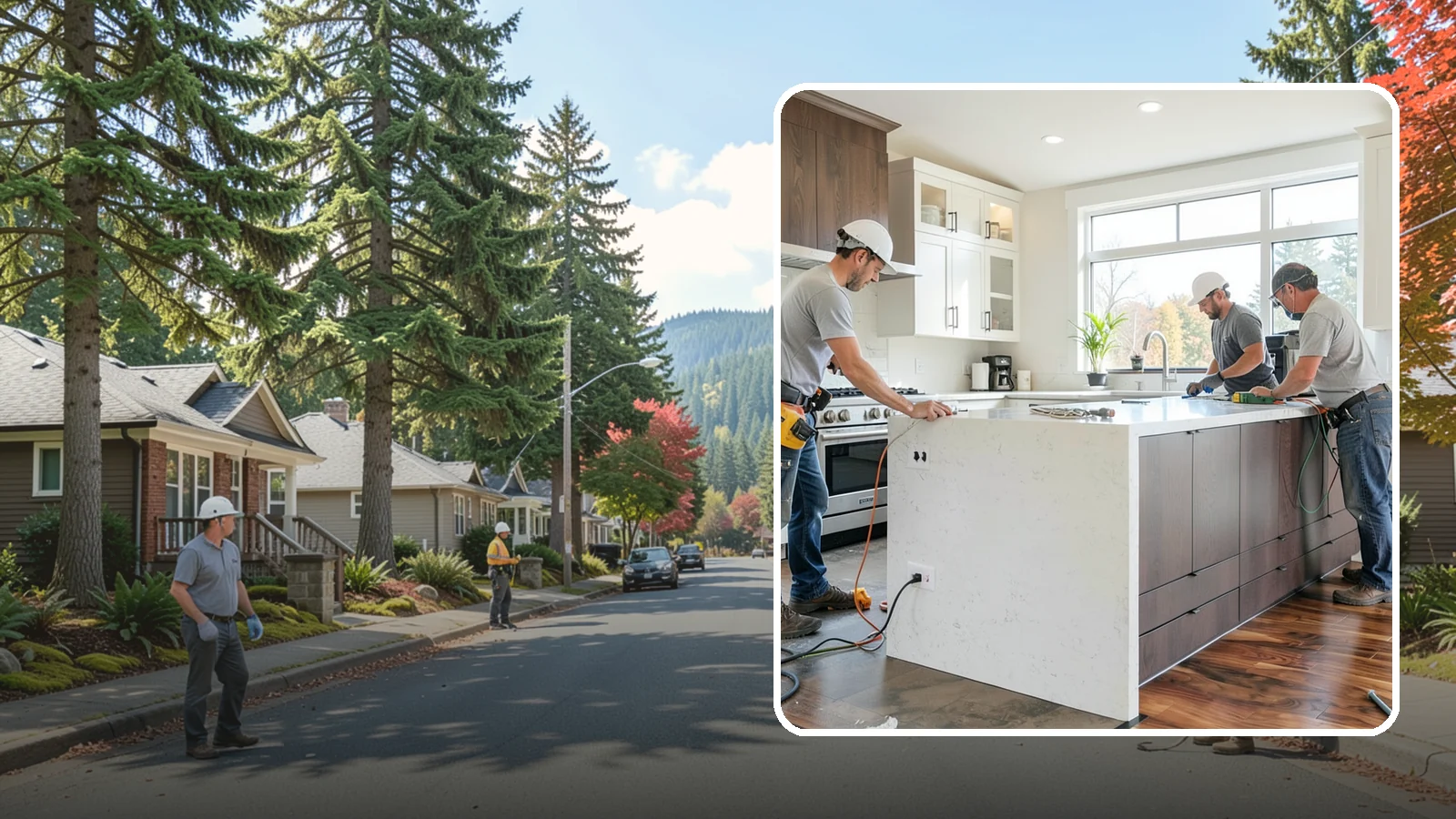 Kitchen Electrical Upgrade in Hunts Point, King County, WA - Updating kitchen wiring, outlets, and circuits to safely support modern appliances and meet current code.