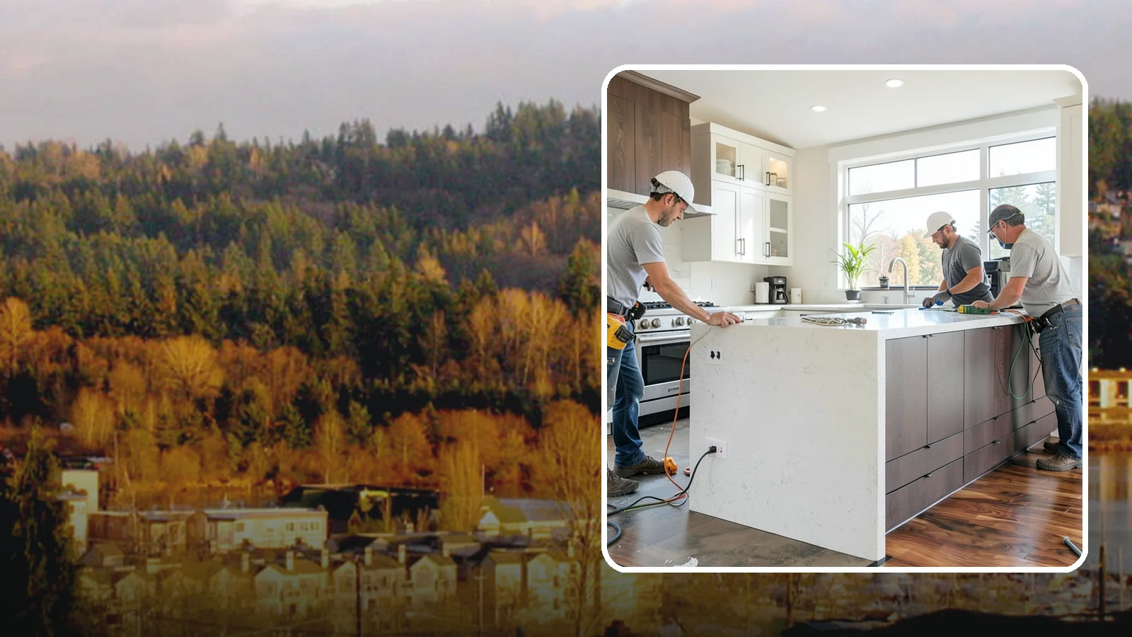 Kitchen Electrical Upgrade in Kenmore, King County, WA - Updating kitchen wiring, outlets, and circuits to safely support modern appliances and meet current code.