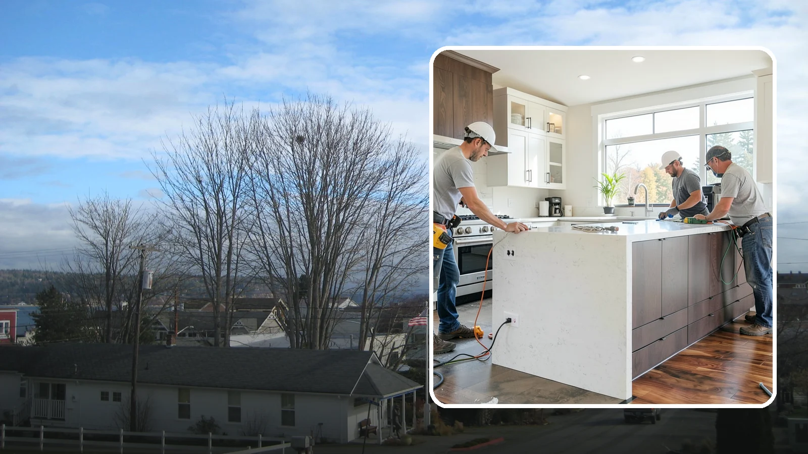 Kitchen Electrical Upgrade in Langley, Island County, WA - Updating kitchen wiring, outlets, and circuits to safely support modern appliances and meet current code.