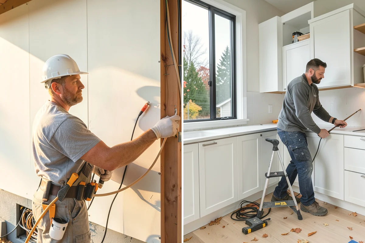 Kitchen Electrical Upgrade in North Bend, King County, WA - Assess existing wiring and load needs