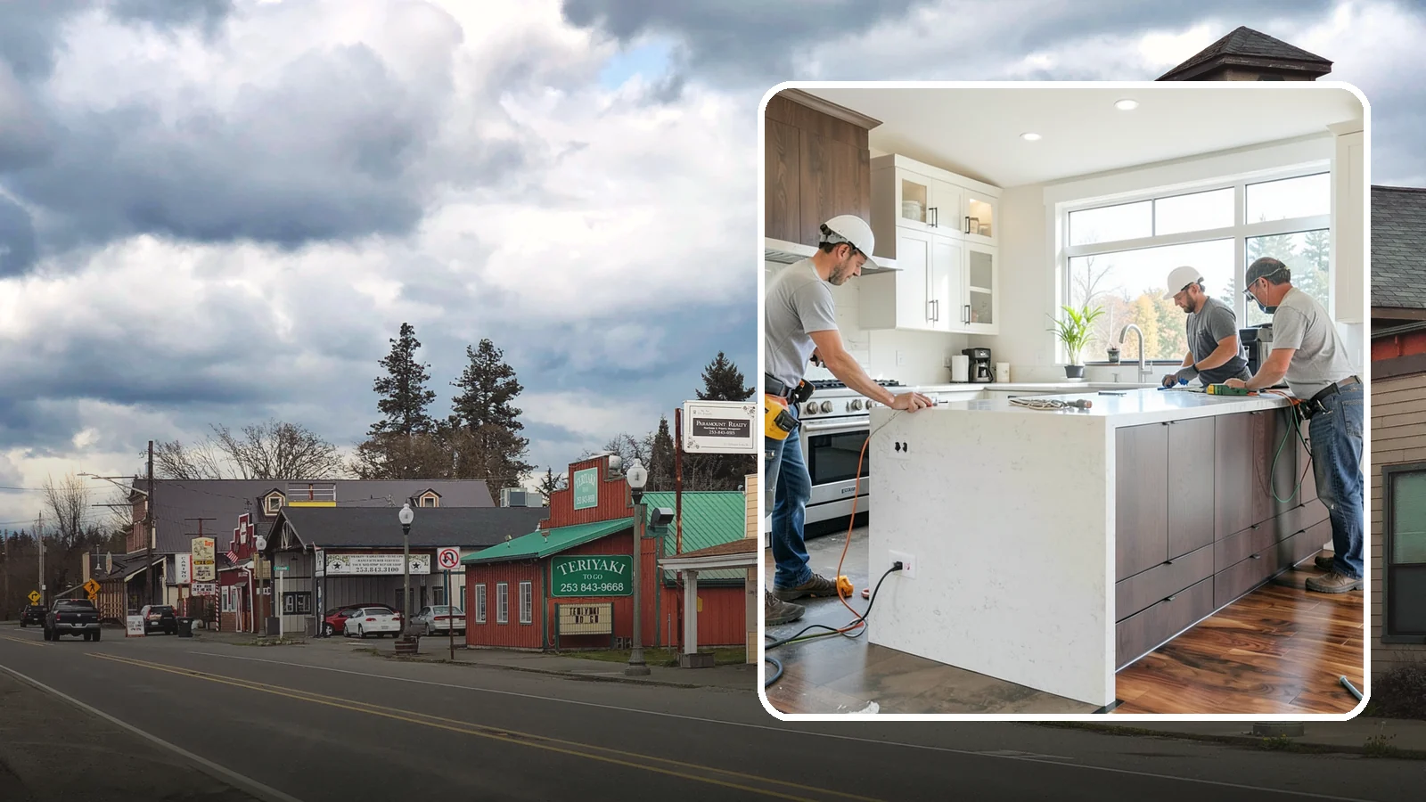 Kitchen Electrical Upgrade in Roy, Pierce County, WA - Updating kitchen wiring, outlets, and circuits to safely support modern appliances and meet current code.