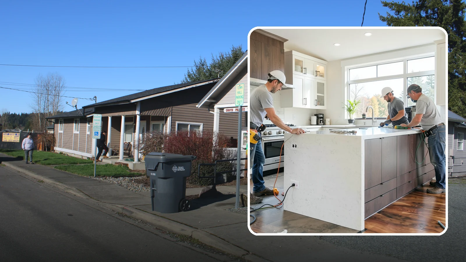 Kitchen Electrical Upgrade in South Prairie, Pierce County, WA - Updating kitchen wiring, outlets, and circuits to safely support modern appliances and meet current code.