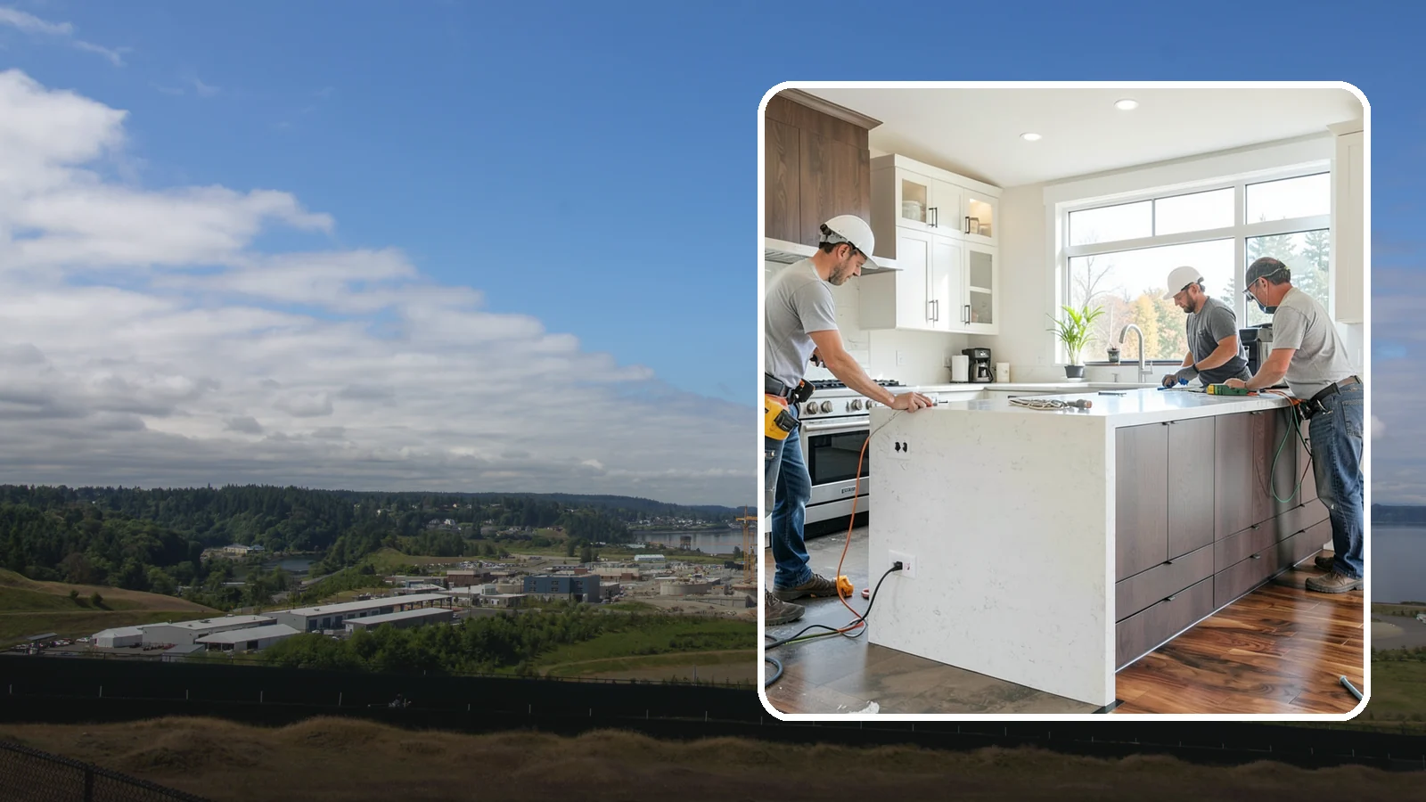 Kitchen Electrical Upgrade in University Place, Pierce County, WA - Updating kitchen wiring, outlets, and circuits to safely support modern appliances and meet current code.