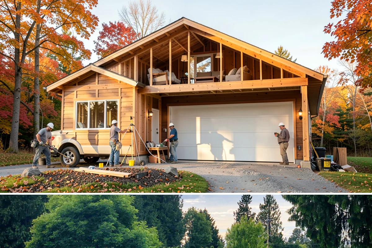 Kitchen Expansion in Bonney Lake, Pierce County, WA - If an exterior wall is opened, we schedule that phase for dry weather, then complete interior finishes anytime.