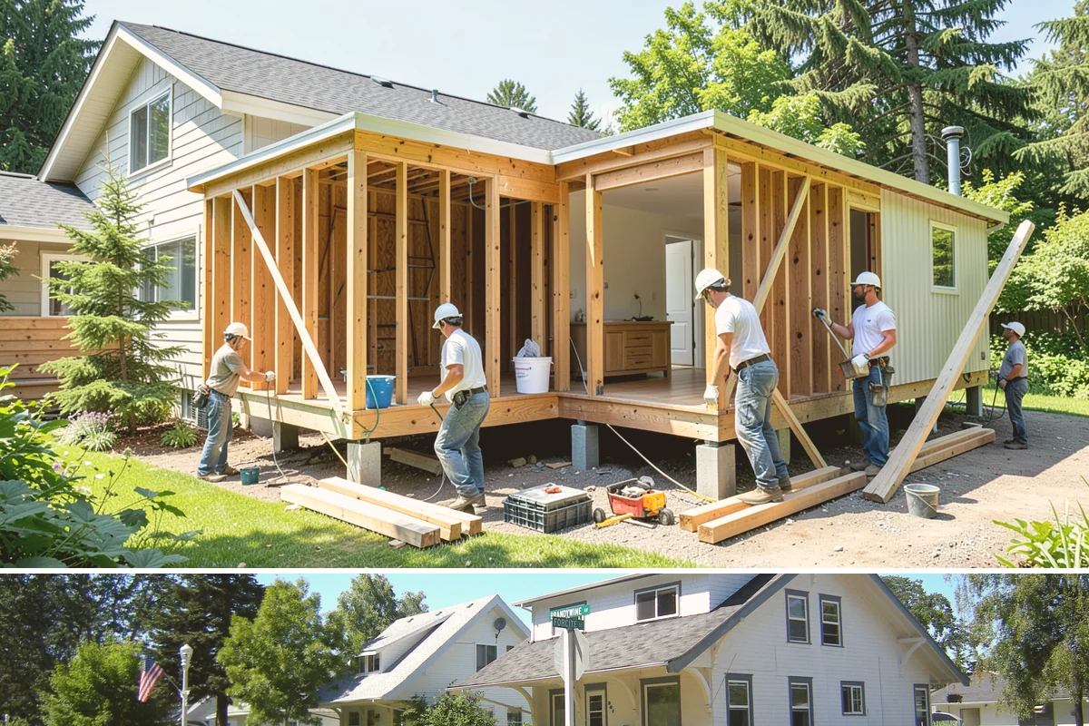 Kitchen Expansion in DuPont, Pierce County, WA - If an exterior wall is opened, we schedule that phase for dry weather, then complete interior finishes anytime.