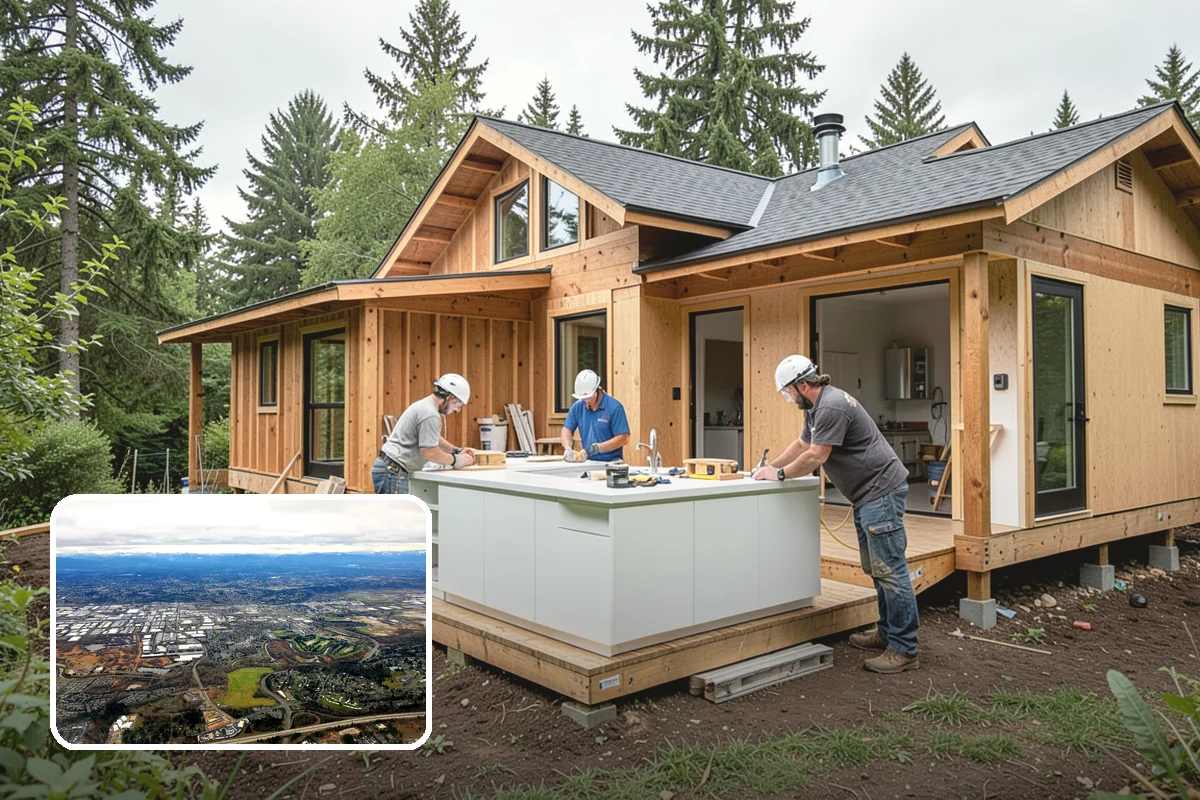 Kitchen Expansion in Kent, King County, WA - Room for an island and added counter space