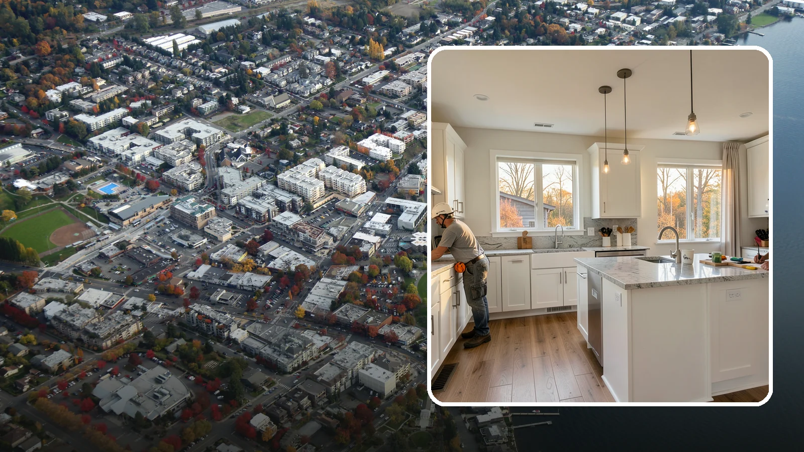 Kitchen Expansion in Kirkland, King County, WA - A kitchen expansion enlarges your existing kitchen by extending its walls or absorbing adjacent space.