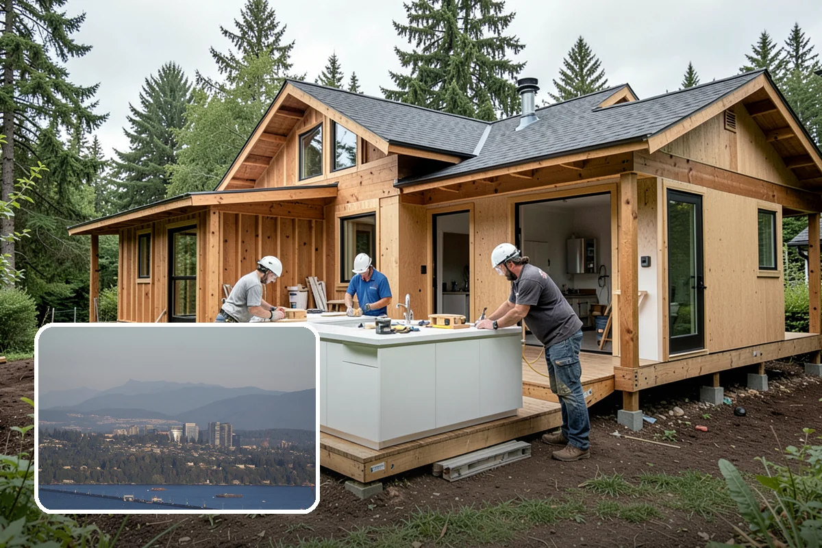 Kitchen Expansion in Medina, King County, WA - Room for an island and added counter space