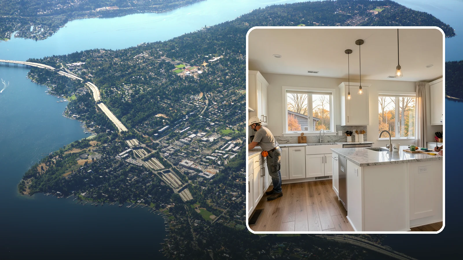 Kitchen Expansion in Mercer Island, King County, WA - A kitchen expansion enlarges your existing kitchen by extending its walls or absorbing adjacent space.