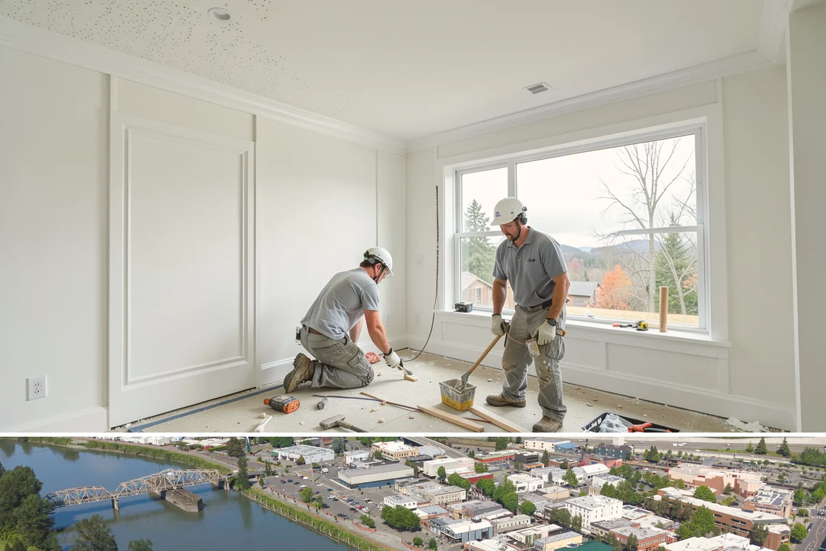 Kitchen Expansion in Mount Vernon, Skagit County, WA - If an exterior wall is opened, we schedule that phase for dry weather, then complete interior finishes anytime.