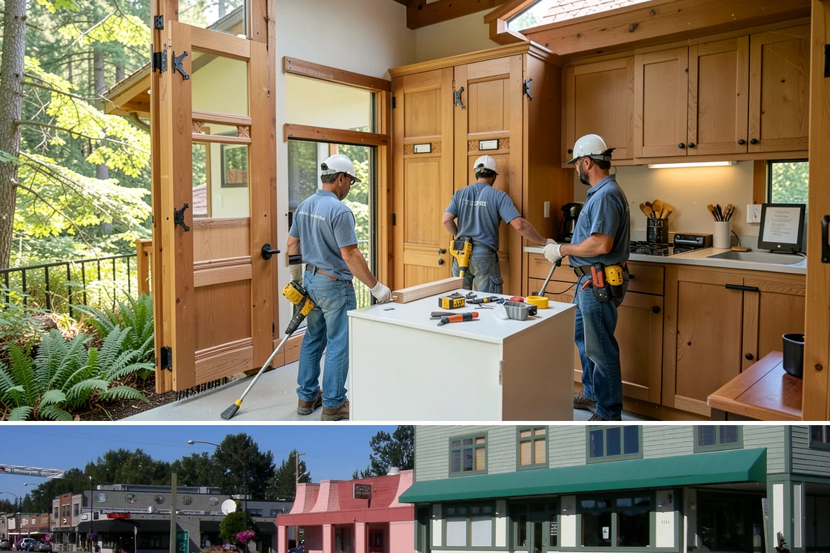 Kitchen Expansion in Snoqualmie, King County, WA - If an exterior wall is opened, we schedule that phase for dry weather, then complete interior finishes anytime.