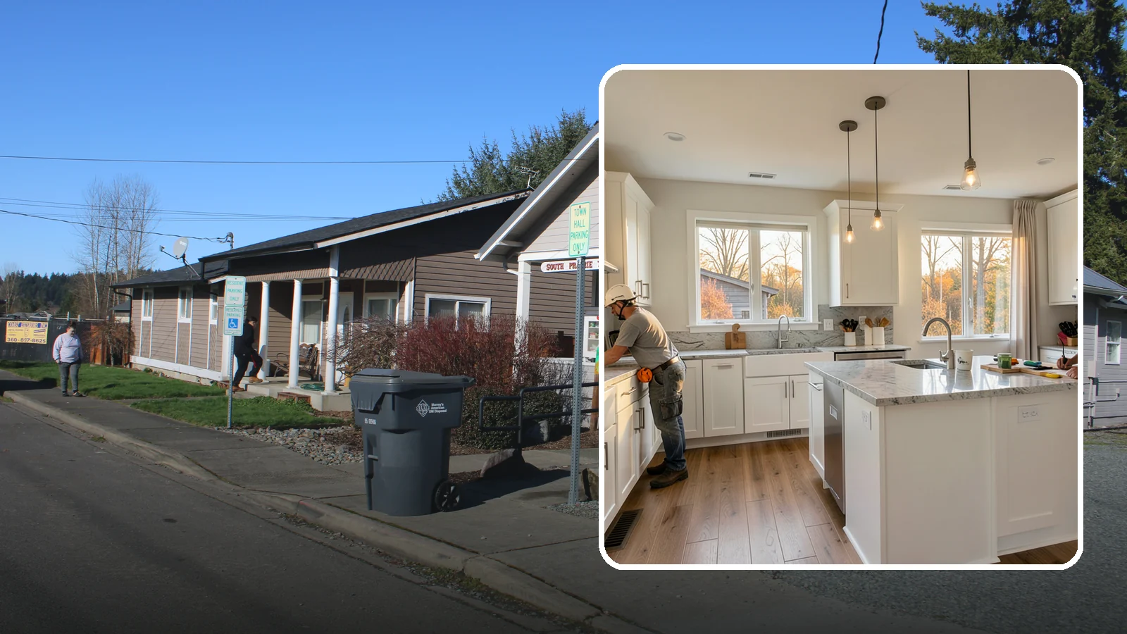 Kitchen Expansion in South Prairie, Pierce County, WA - A kitchen expansion enlarges your existing kitchen by extending its walls or absorbing adjacent space.