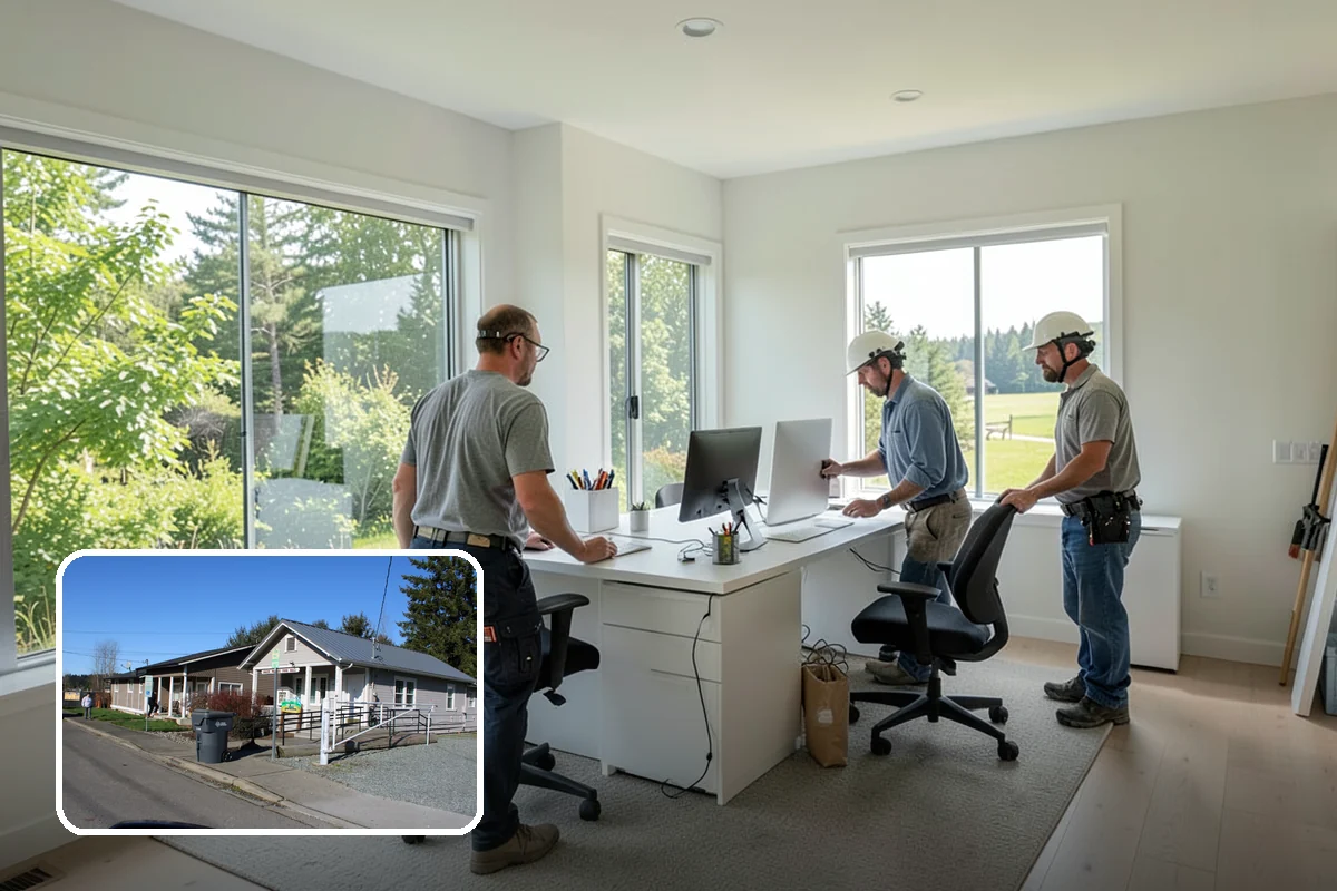 Kitchen Expansion in South Prairie, Pierce County, WA - Room for an island and added counter space