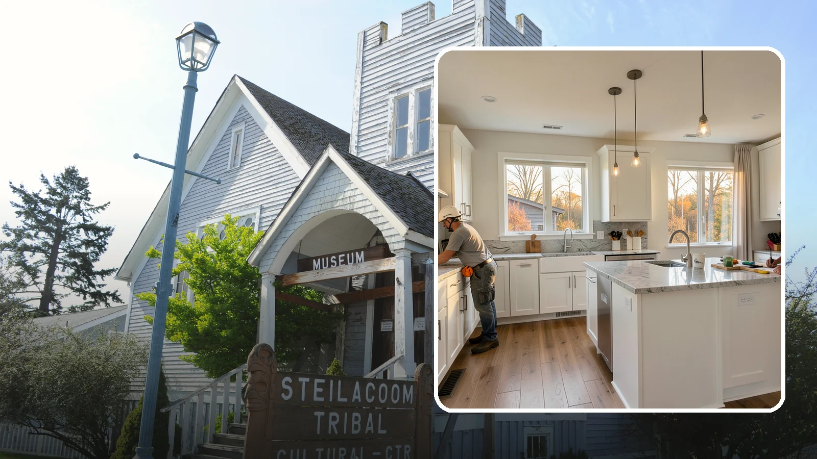 Kitchen Expansion in Steilacoom, Pierce County, WA - A kitchen expansion enlarges your existing kitchen by extending its walls or absorbing adjacent space.