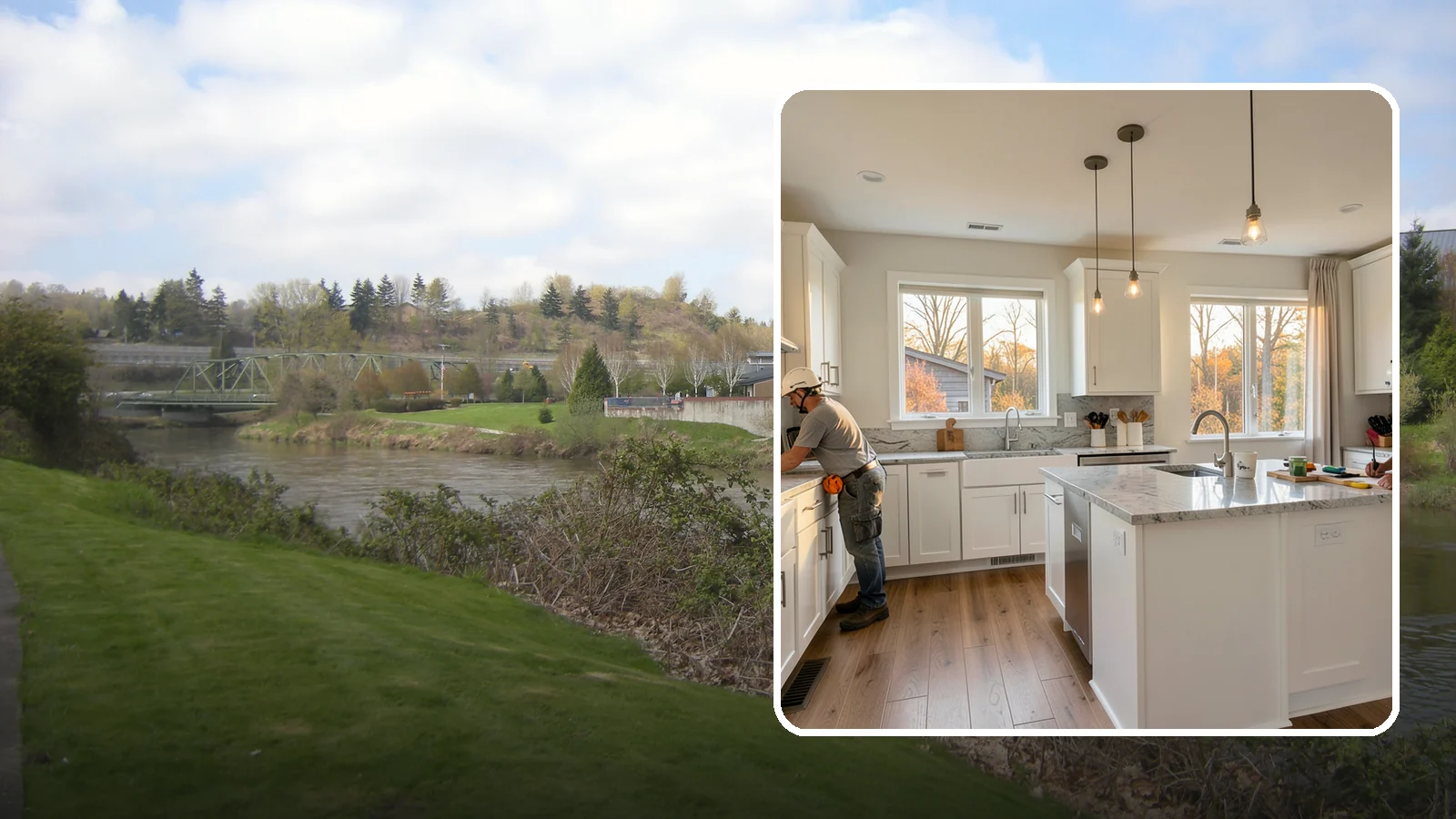 Kitchen Expansion in Tukwila, King County, WA - A kitchen expansion enlarges your existing kitchen by extending its walls or absorbing adjacent space.