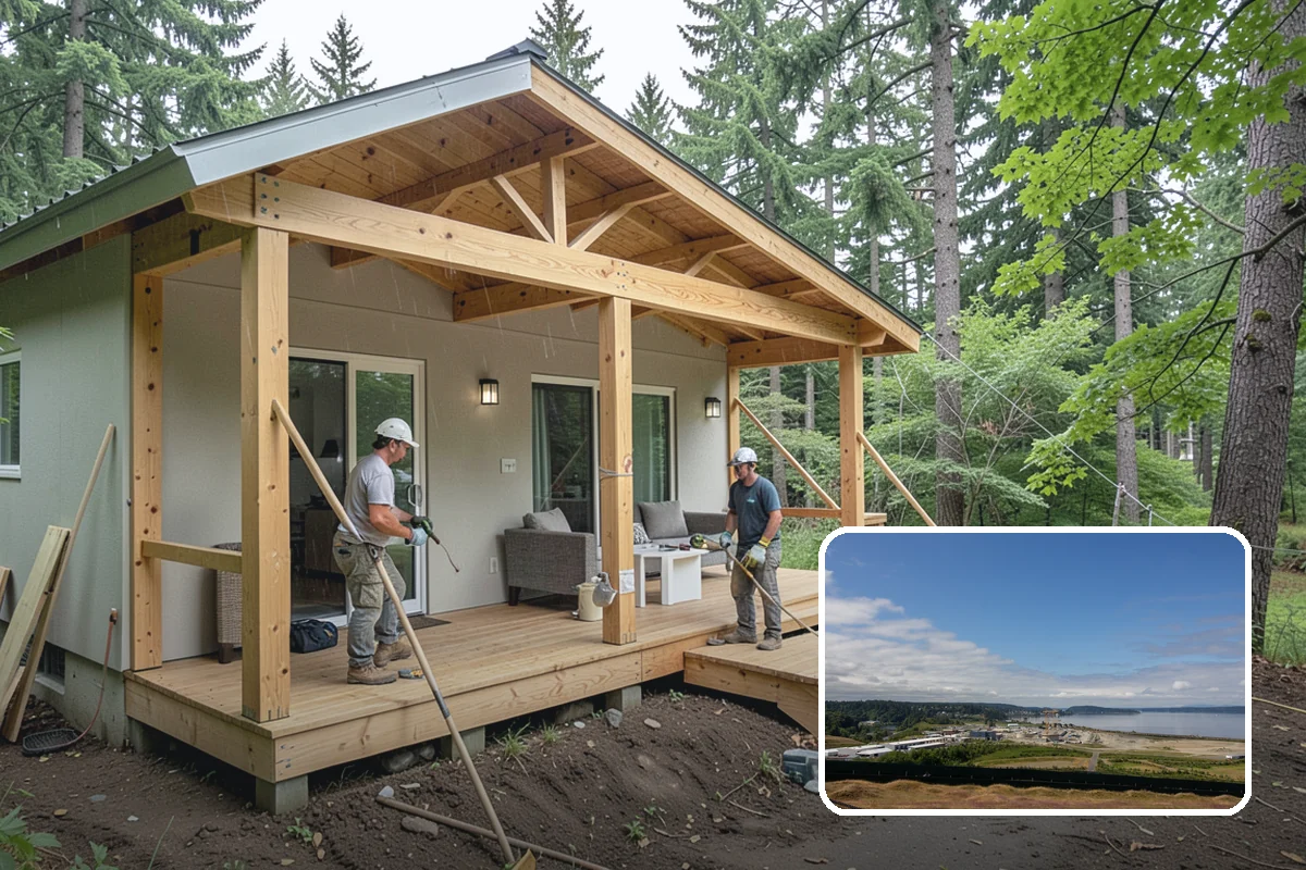 Kitchen Expansion in University Place, Pierce County, WA - Room for an island and added counter space