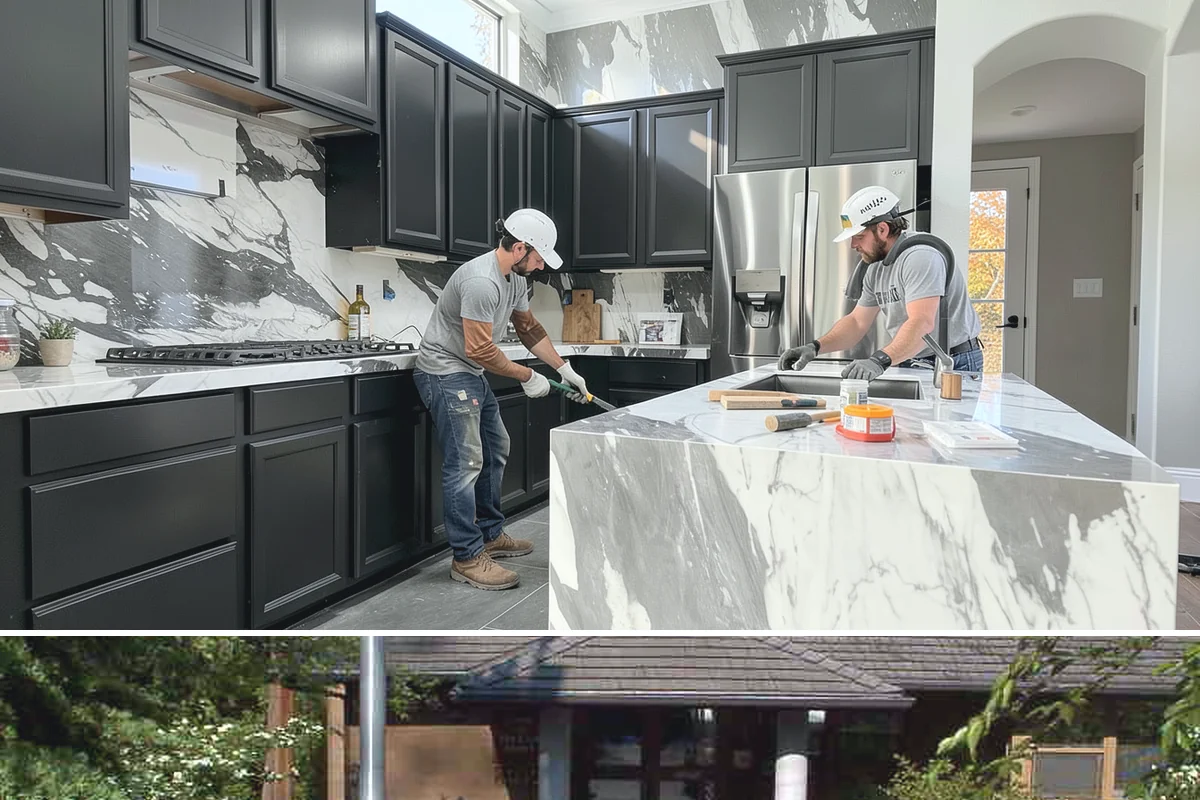 Kitchen Expansion in Yarrow Point, King County, WA - If an exterior wall is opened, we schedule that phase for dry weather, then complete interior finishes anytime.