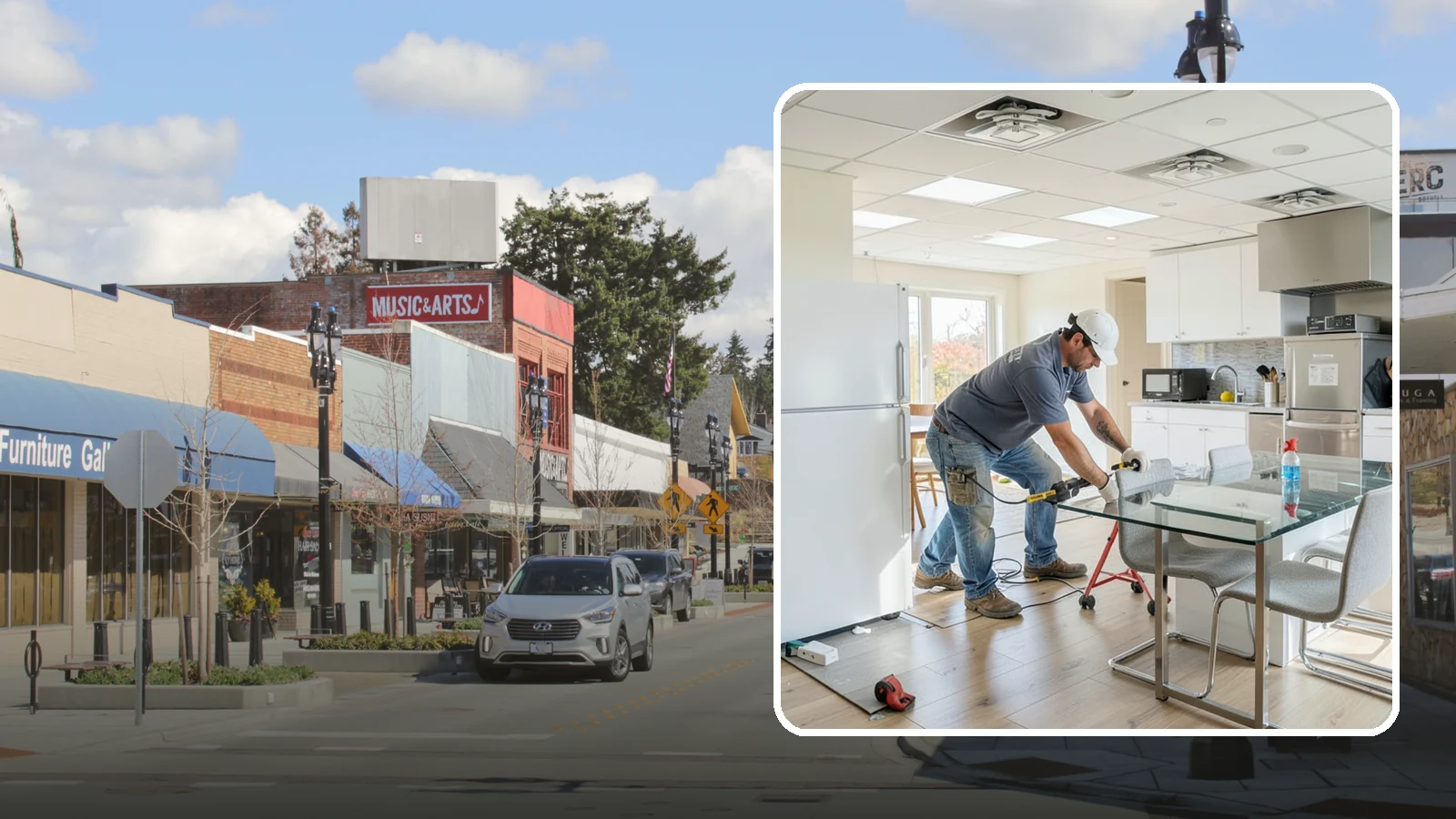 Kitchen Flooring Installation in Bothell, King County, WA - Kitchen flooring installation built to handle spills, traffic, and the daily demands of a busy household hub.