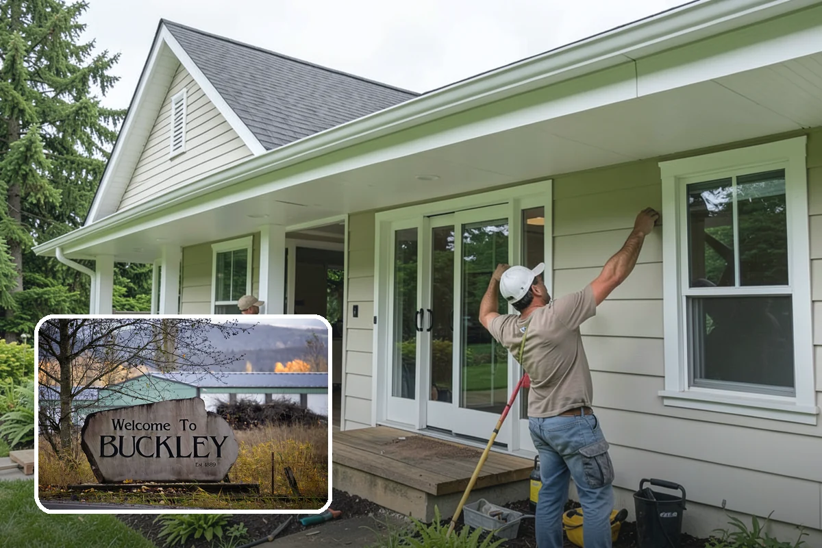 Kitchen Flooring Installation in Buckley, Pierce County, WA - Materials chosen for spills and heavy traffic