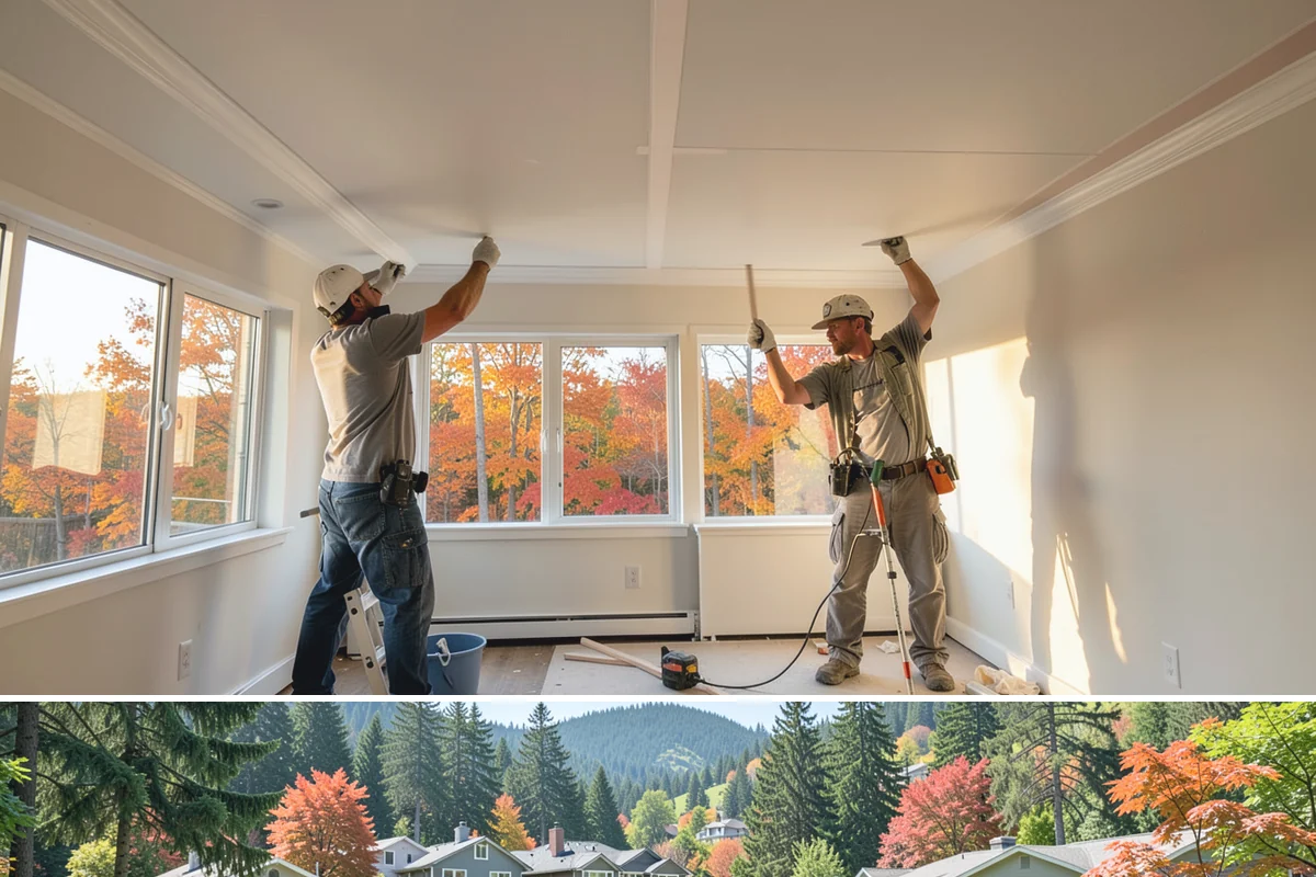 Kitchen Flooring Installation in Fircrest, Pierce County, WA - Kitchen floors can be installed any time of year, with moisture-resistant materials performing well even in wet months.
