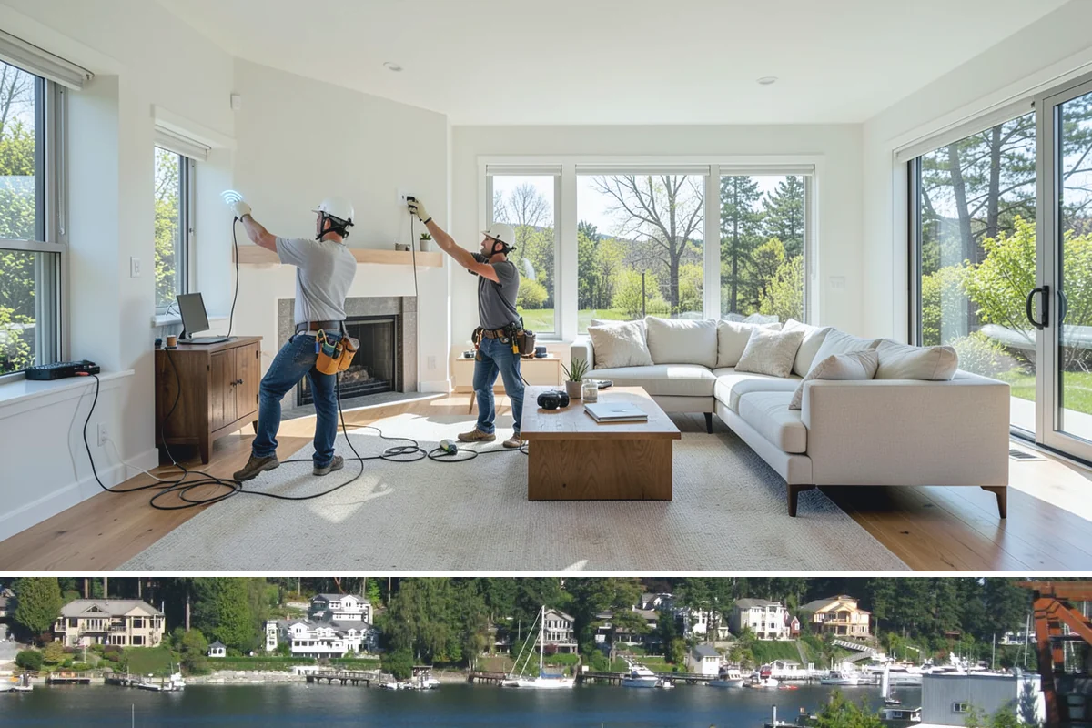 Kitchen Flooring Installation in Gig Harbor, Pierce County, WA - Kitchen floors can be installed any time of year, with moisture-resistant materials performing well even in wet months.
