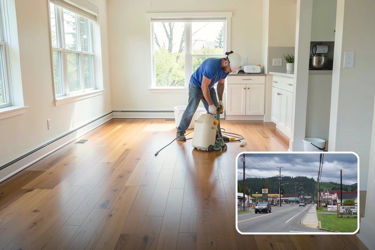 Kitchen Flooring Installation in Granite Falls, Snohomish County, WA - Materials chosen for spills and heavy traffic
