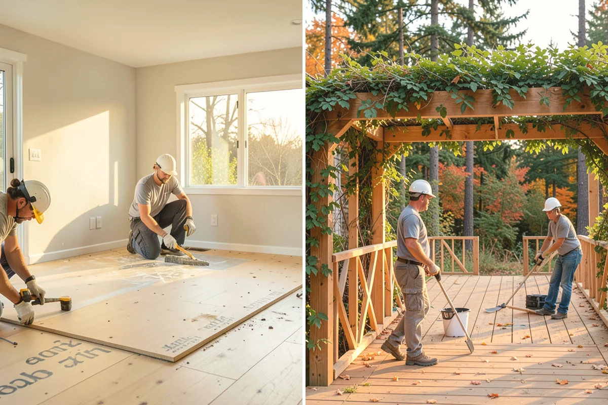 Kitchen Flooring Installation in La Conner, Skagit County, WA - Assess the kitchen layout and moisture points