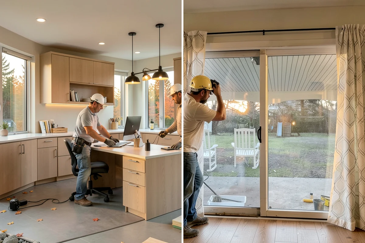 Kitchen Flooring Installation in Lake Forest Park, King County, WA - Assess the kitchen layout and moisture points