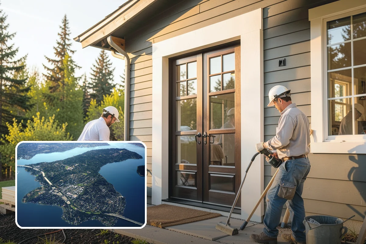 Kitchen Flooring Installation in Mercer Island, King County, WA - Materials chosen for spills and heavy traffic