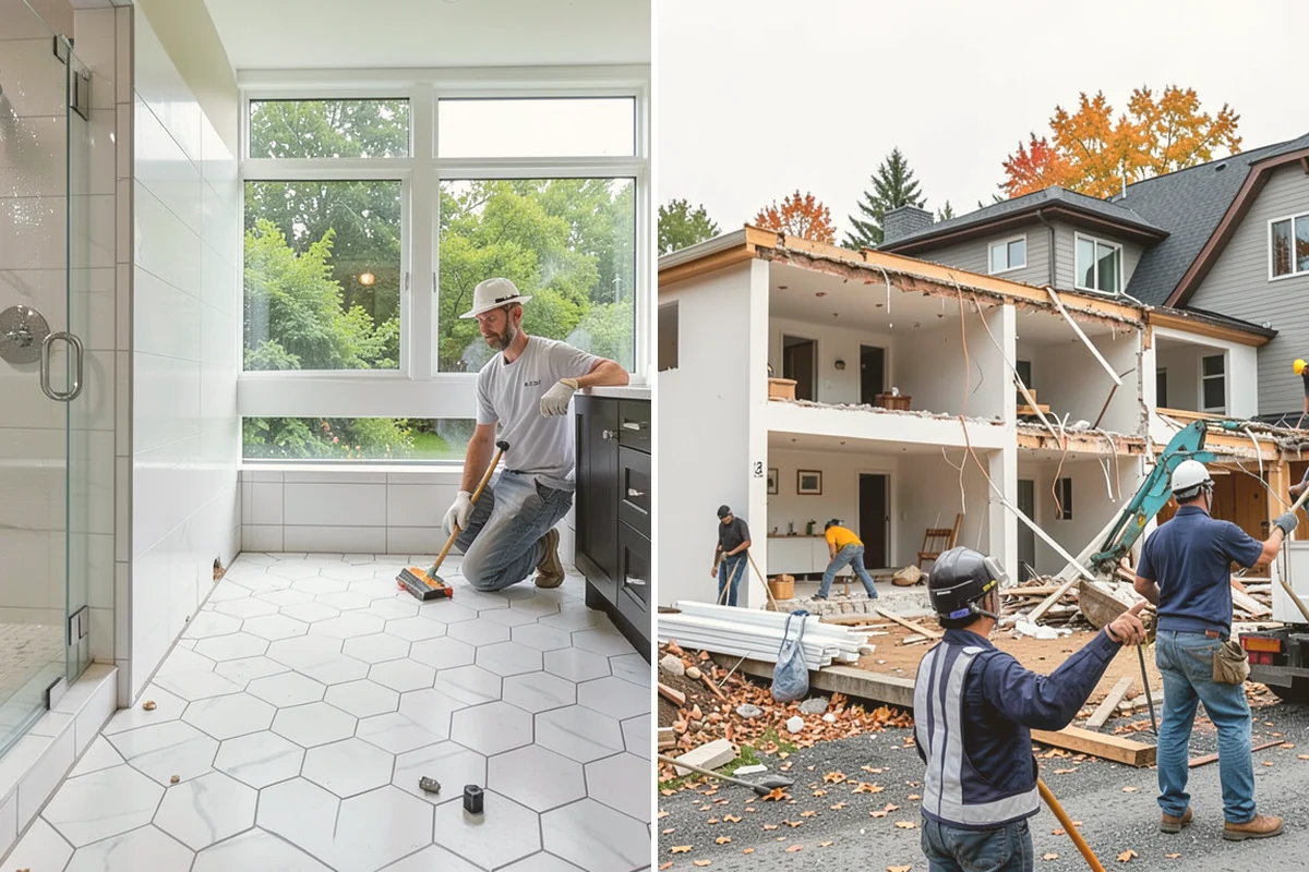 Kitchen Flooring Installation in Milton, King County, WA - Assess the kitchen layout and moisture points