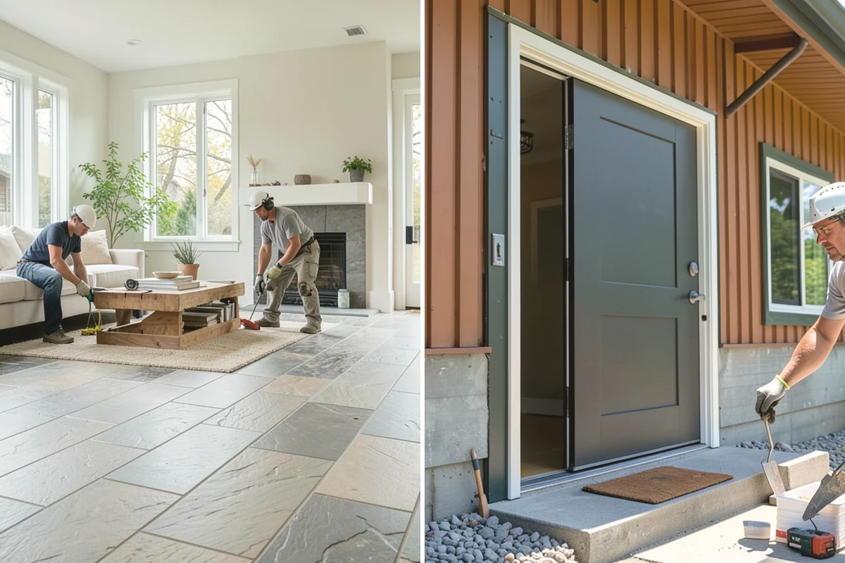 Kitchen Flooring Installation in Monroe, Snohomish County, WA - Assess the kitchen layout and moisture points