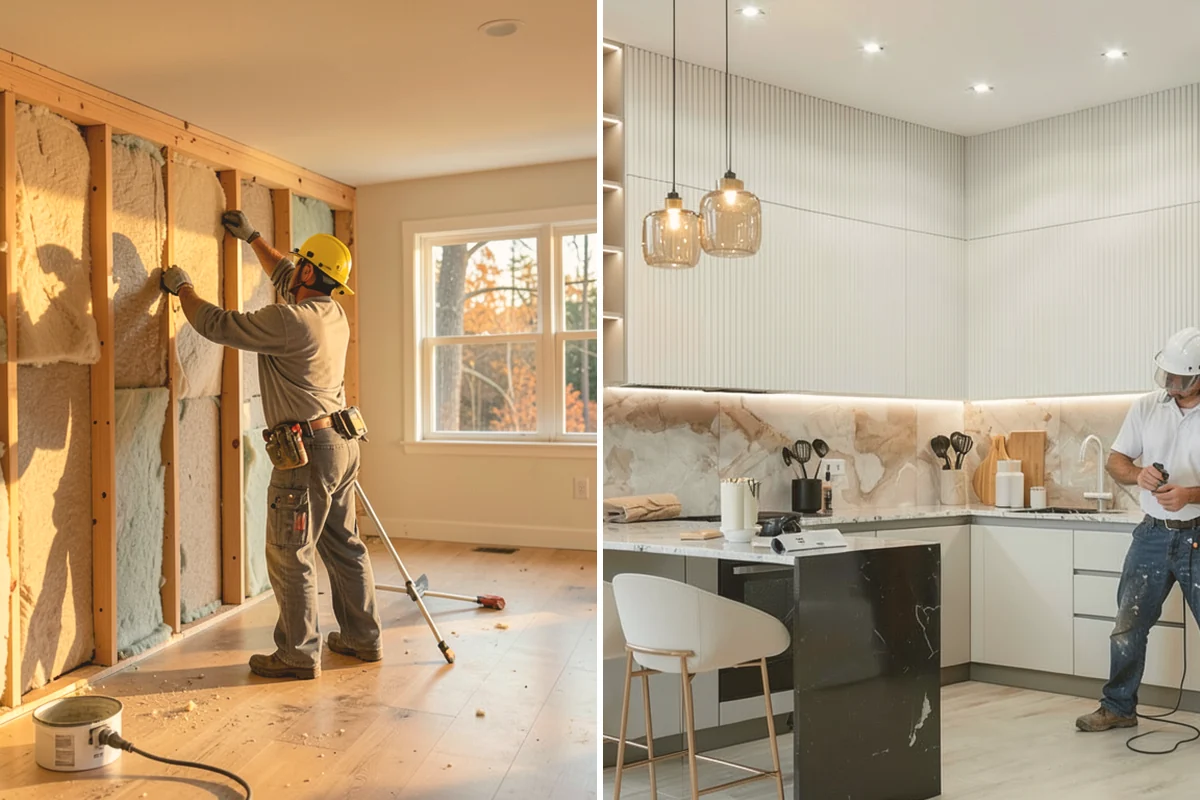 Kitchen Flooring Installation in Sammamish, King County, WA - Assess the kitchen layout and moisture points