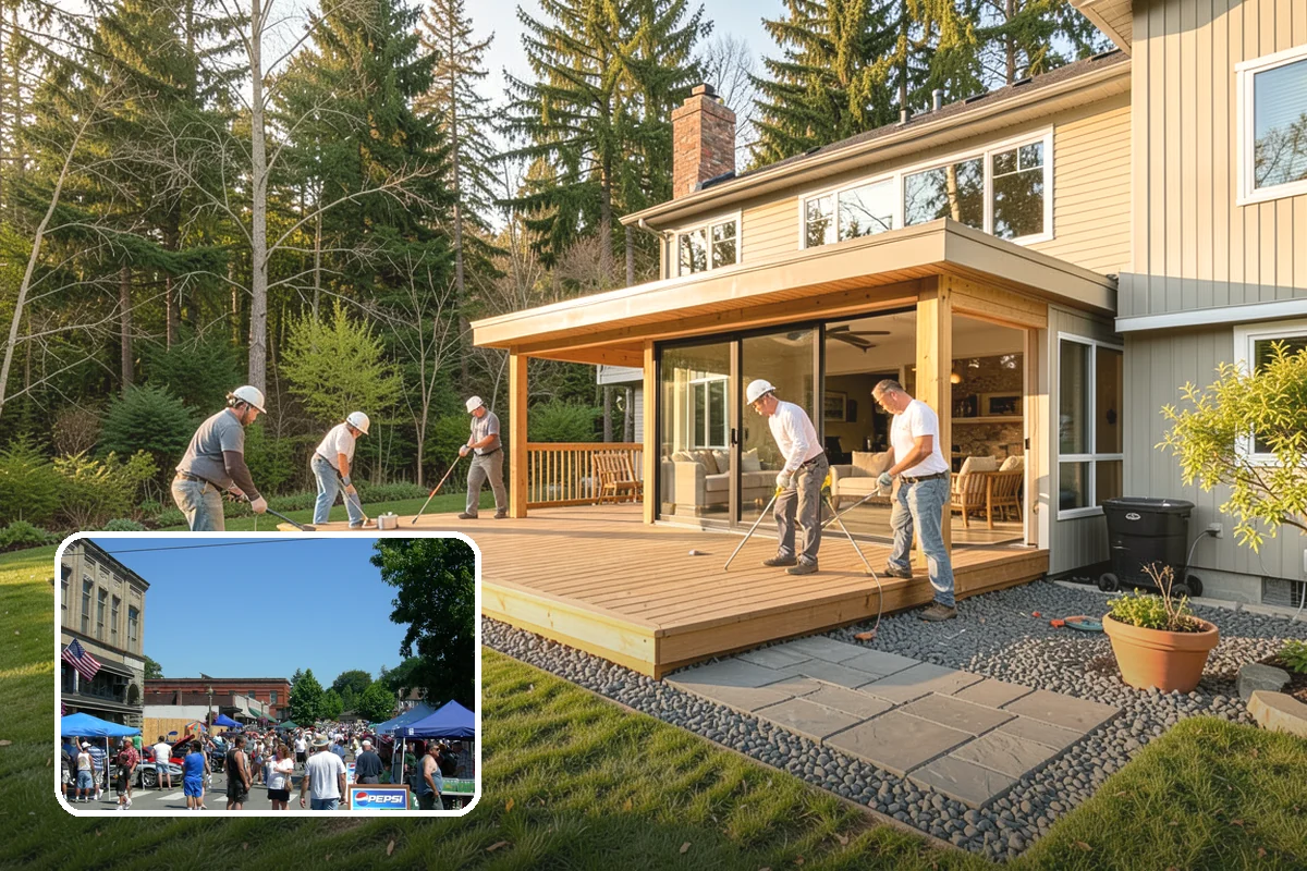 Kitchen Flooring Installation in Snohomish, Snohomish County, WA - Materials chosen for spills and heavy traffic