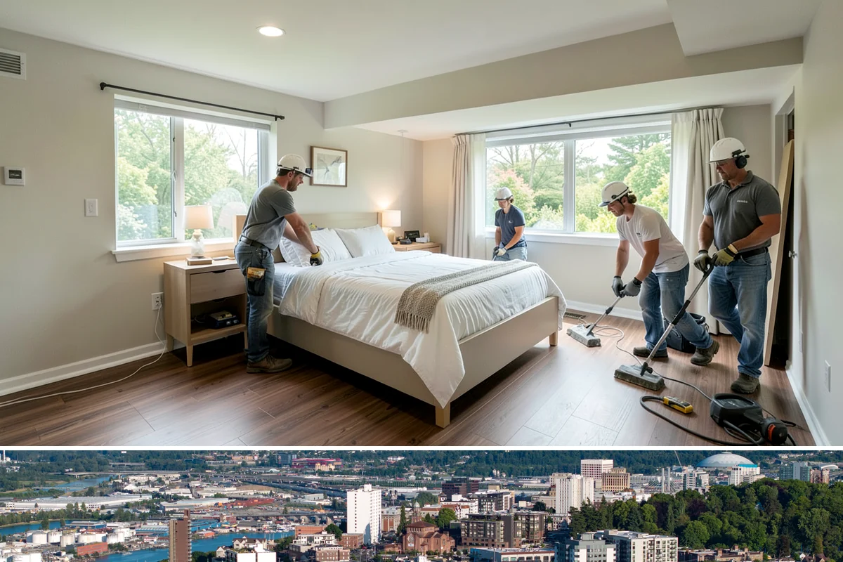 Kitchen Flooring Installation in Tacoma, Pierce County, WA - Kitchen floors can be installed any time of year, with moisture-resistant materials performing well even in wet months.