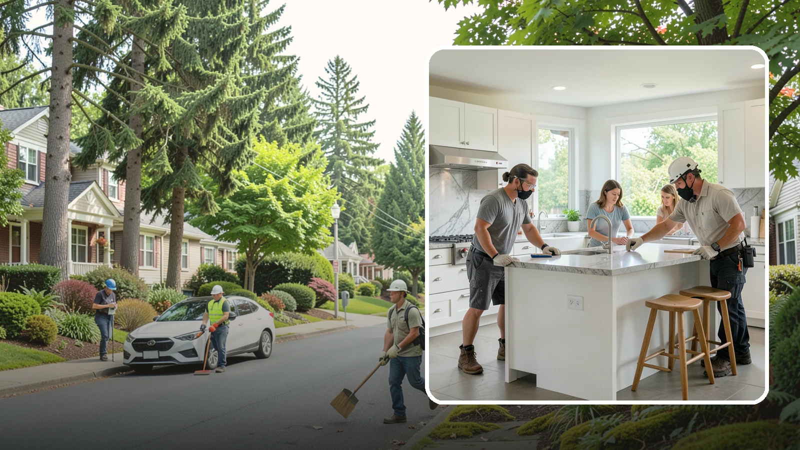 Kitchen Island Installation in Beaux Arts Village, King County, WA - Designing and installing a kitchen island to add prep space, storage, and seating at the center of your kitchen.