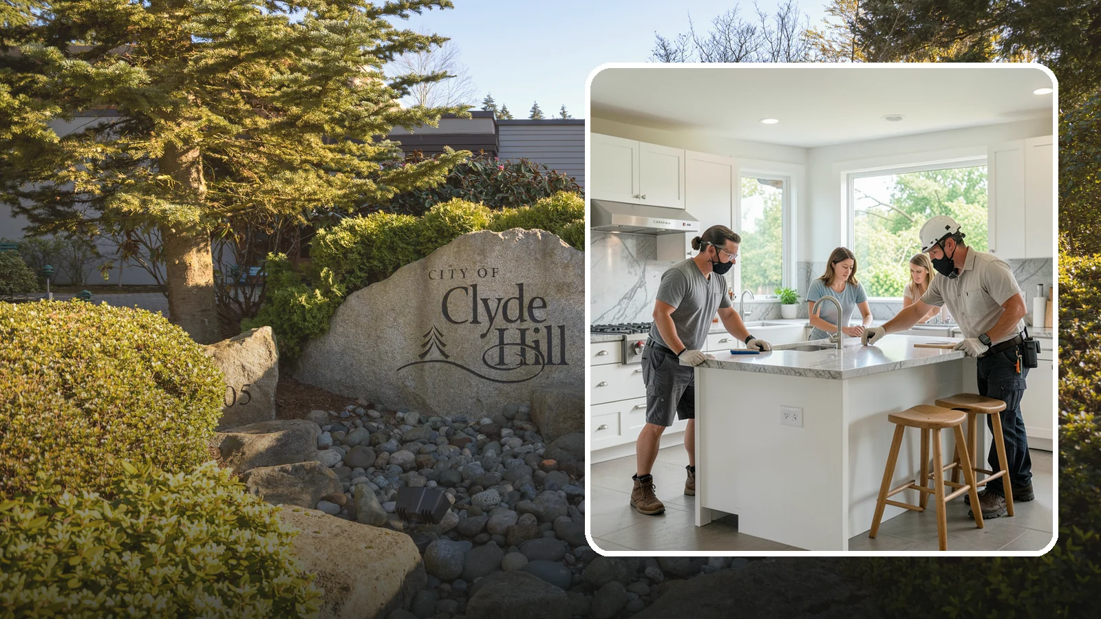 Kitchen Island Installation in Clyde Hill, King County, WA - Designing and installing a kitchen island to add prep space, storage, and seating at the center of your kitchen.