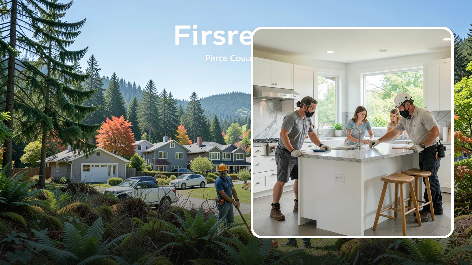 Kitchen Island Installation in Fircrest, Pierce County, WA - Designing and installing a kitchen island to add prep space, storage, and seating at the center of your kitchen.