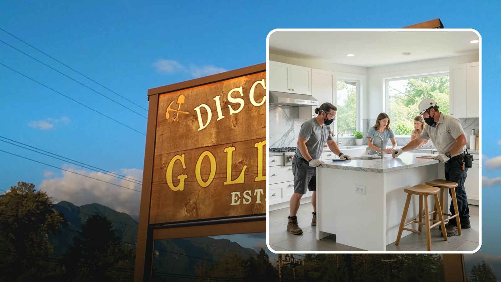 Kitchen Island Installation in Gold Bar, Snohomish County, WA - Designing and installing a kitchen island to add prep space, storage, and seating at the center of your kitchen.