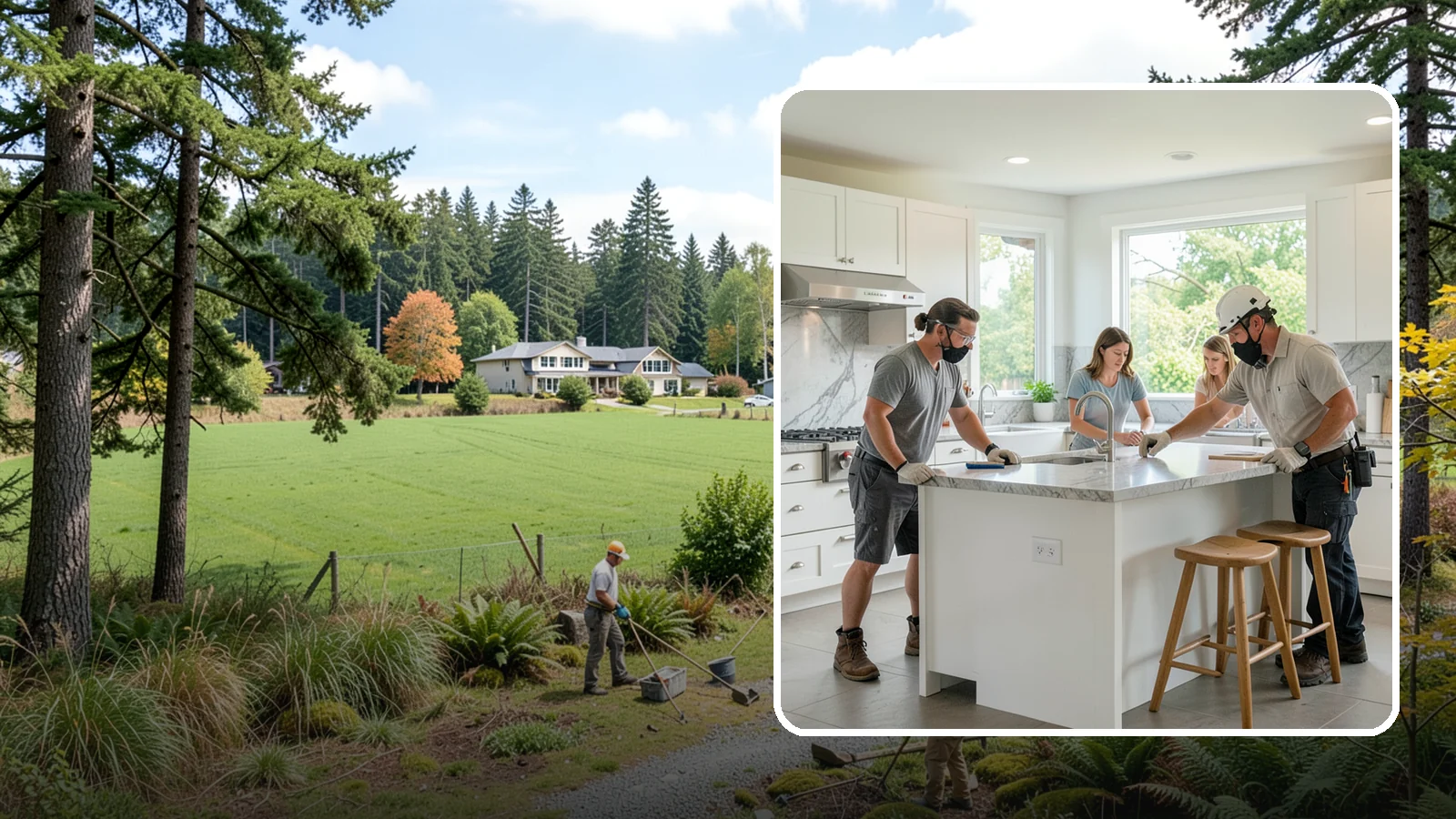Kitchen Island Installation in Lyman, Skagit County, WA - Designing and installing a kitchen island to add prep space, storage, and seating at the center of your kitchen.