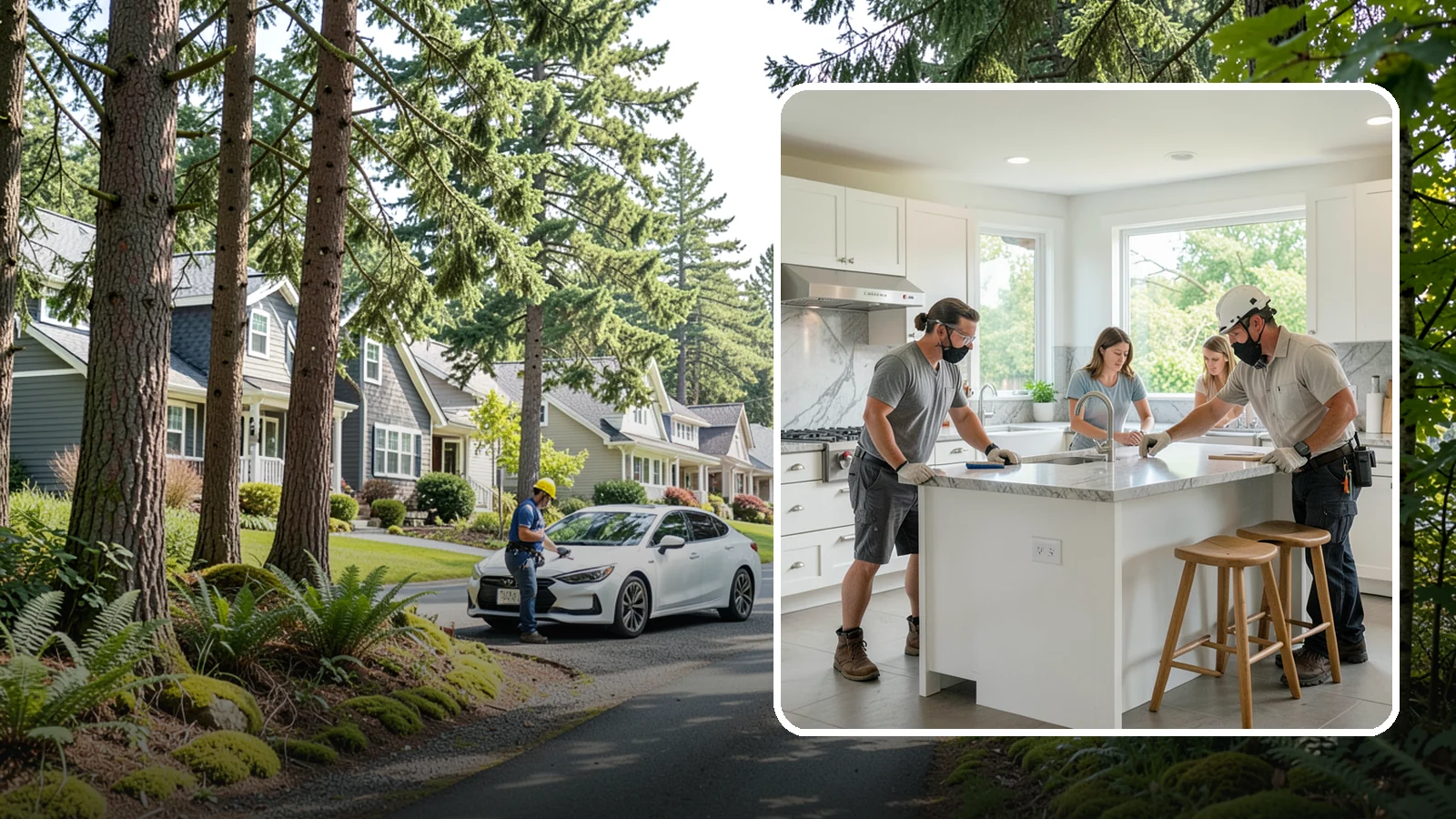 Kitchen Island Installation in Normandy Park, King County, WA - Designing and installing a kitchen island to add prep space, storage, and seating at the center of your kitchen.