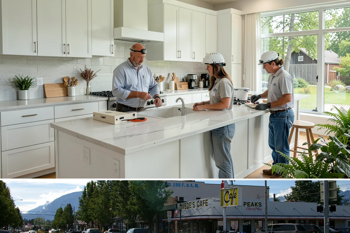 Kitchen Island Installation in North Bend, King County, WA - Islands that involve plumbing or electrical are best scheduled when the broader kitchen is open, often in spring.
