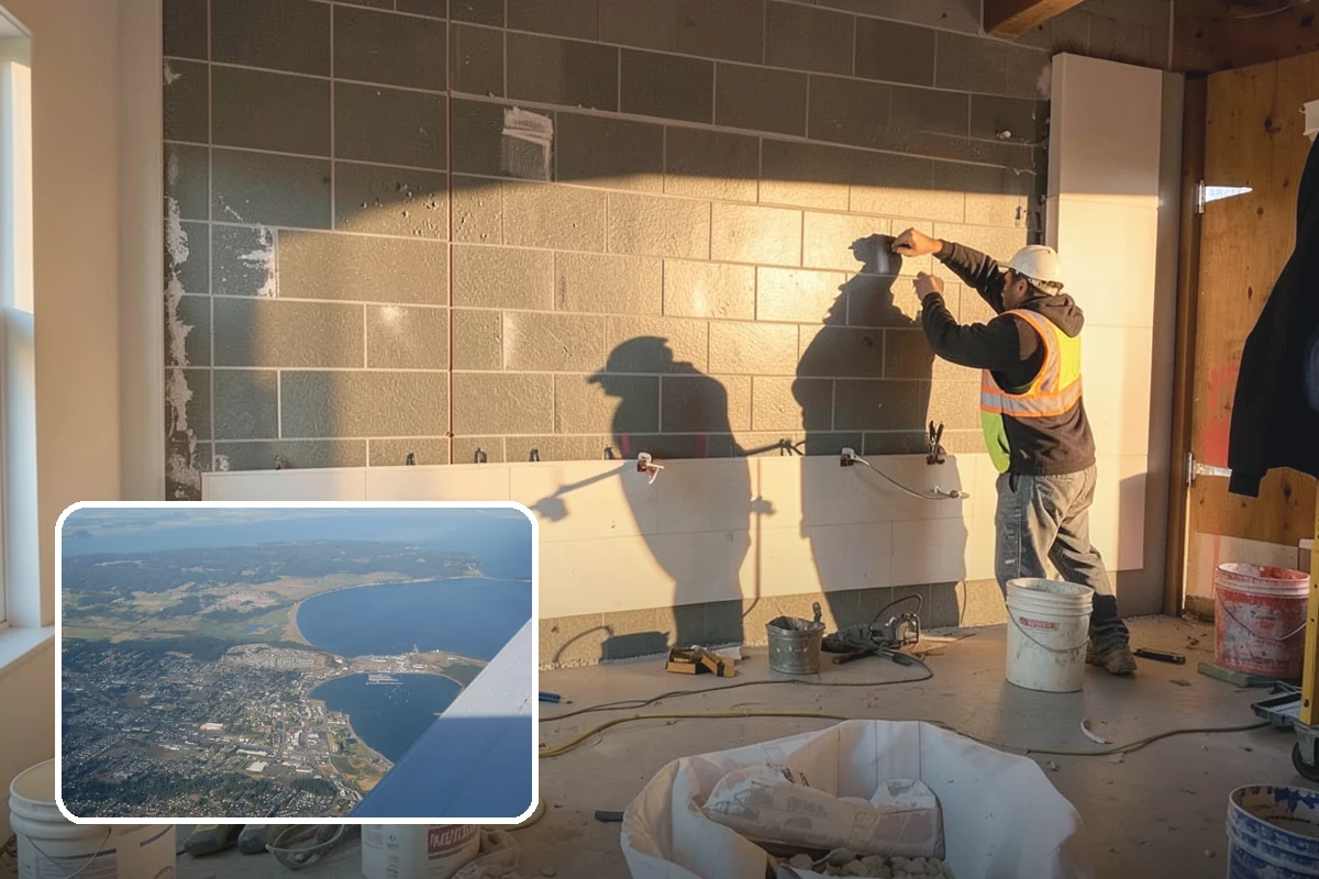 Kitchen Island Installation in Oak Harbor, Island County, WA - Added prep space and everyday storage