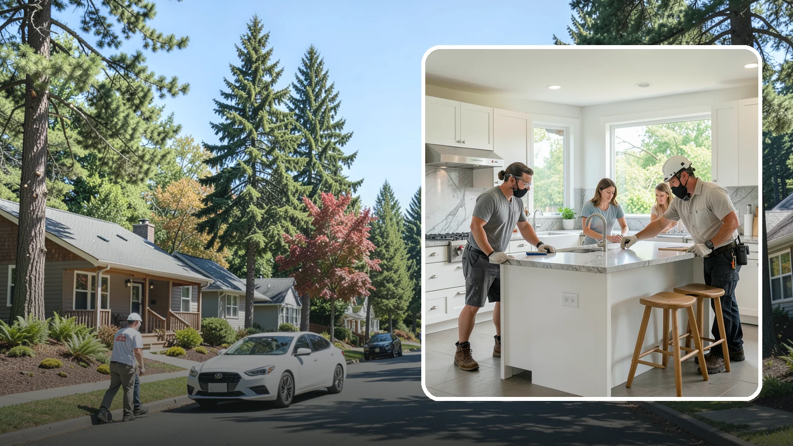 Kitchen Island Installation in Orting, Pierce County, WA - Designing and installing a kitchen island to add prep space, storage, and seating at the center of your kitchen.
